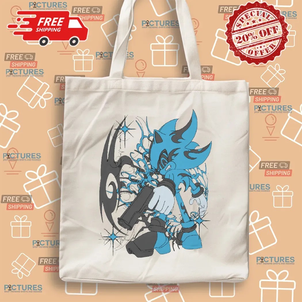 Dark Sonic Drip Guncore Graffiti Vaporwave T Shirt