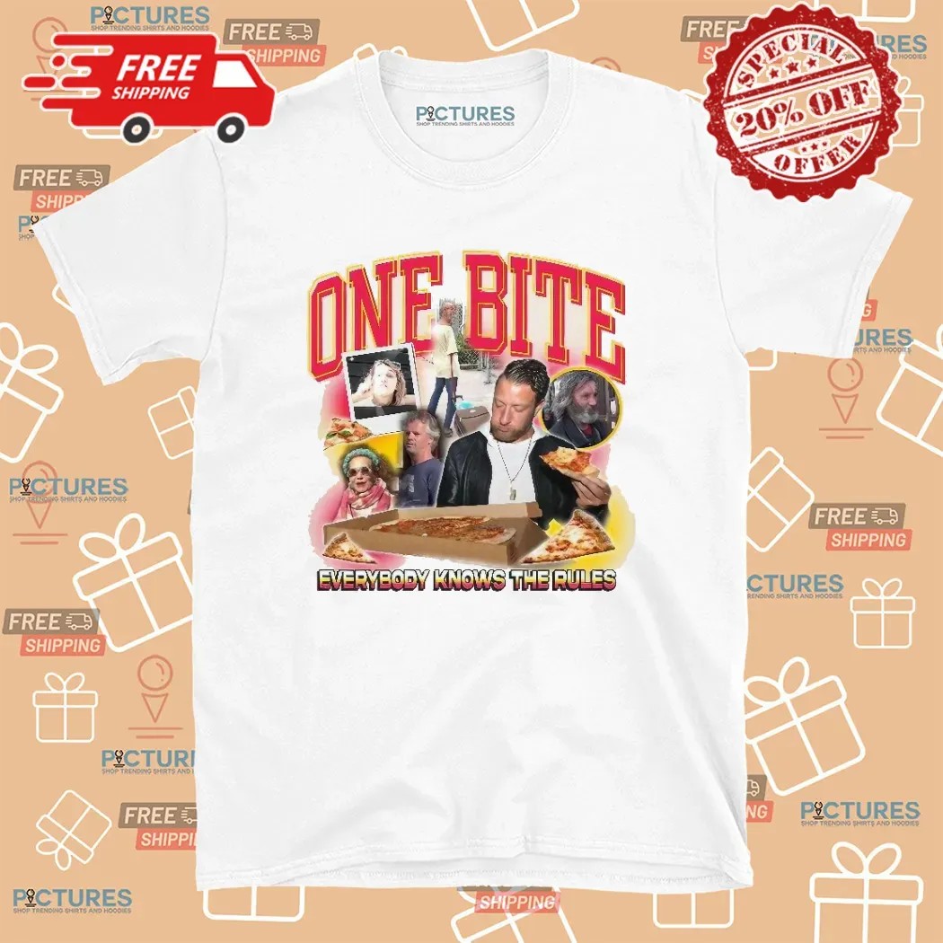 Dave Portnoy One Bite Everybody Knows The Rules Vintage Bootleg T Shirt