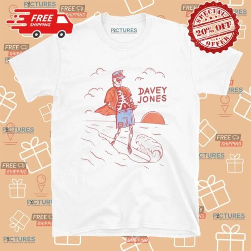 Davey Jones Surfing T Shirt