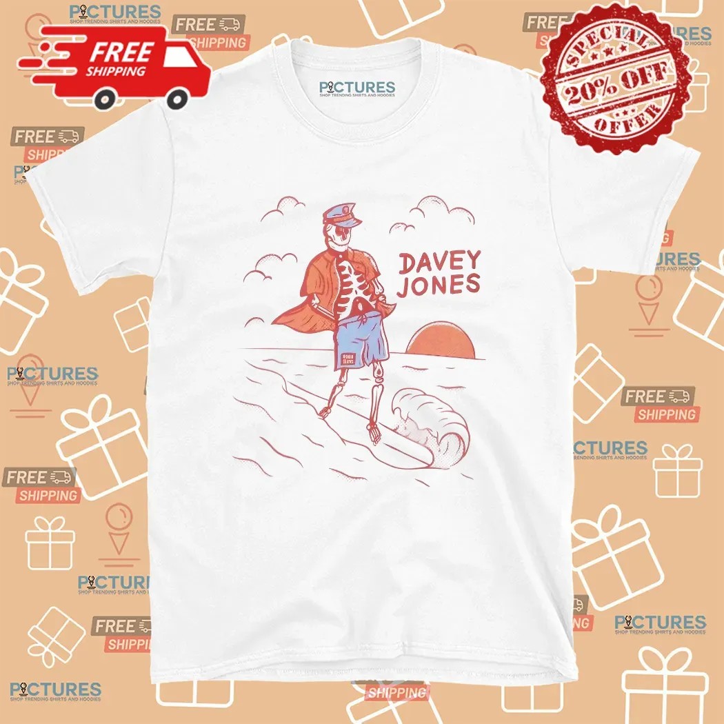 Davey Jones Surfing T Shirt