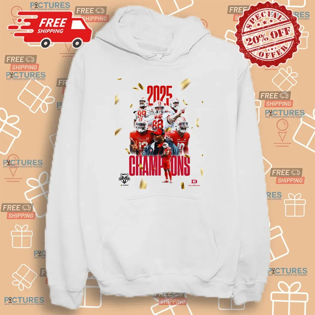 Dc Defenders Ufl Champions 2025 Take The Tag Off Poster T Shirt