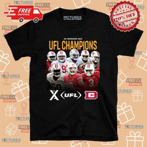 Dc Defenders Your 2025 Ufl Champions Poster T Shirt