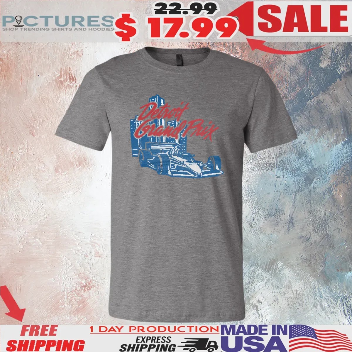 Detroit Grand Prix Vintage T Shirt