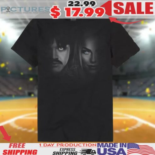 Dominik Mysterio and Liv Morgan Half Face L and D WWE T Shirt