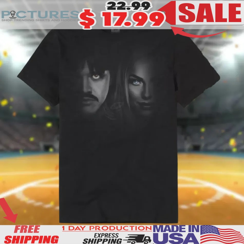 Dominik Mysterio and Liv Morgan Half Face L and D WWE T Shirt Dominik Mysterio and Liv Morgan Half Face L and D WWE T Shirt