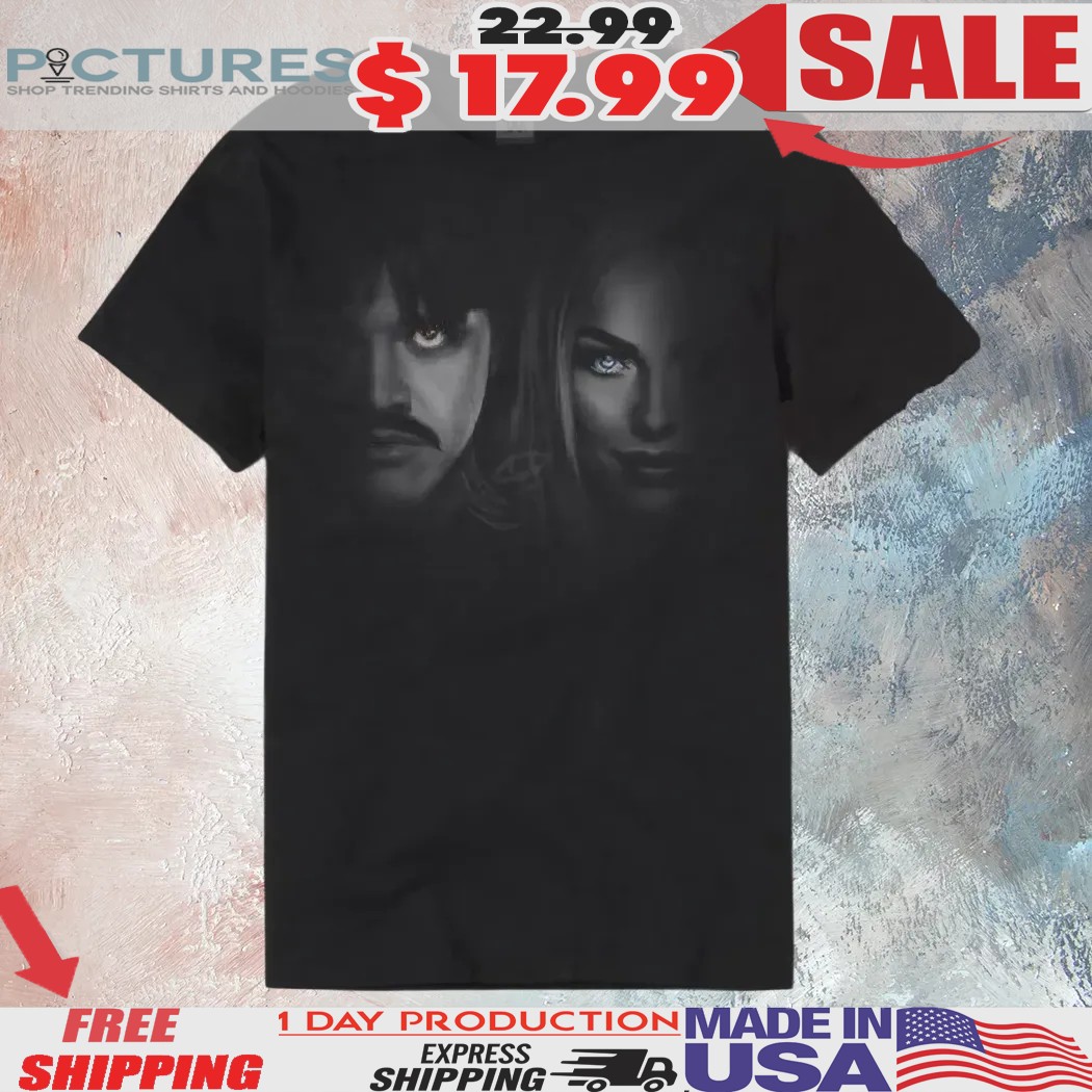 Dominik Mysterio and Liv Morgan Half Face L and D WWE T Shirt Dominik Mysterio and Liv Morgan Half Face L and D WWE T Shirt