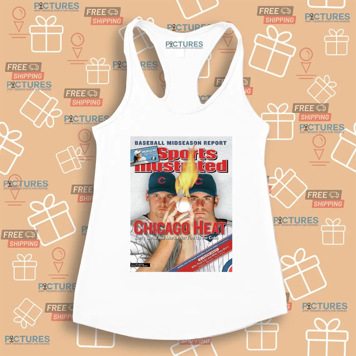 Drew Pomeranz And Chris Flexen Sports Illustrated Chicago Heart Magazine Cover T Shirt