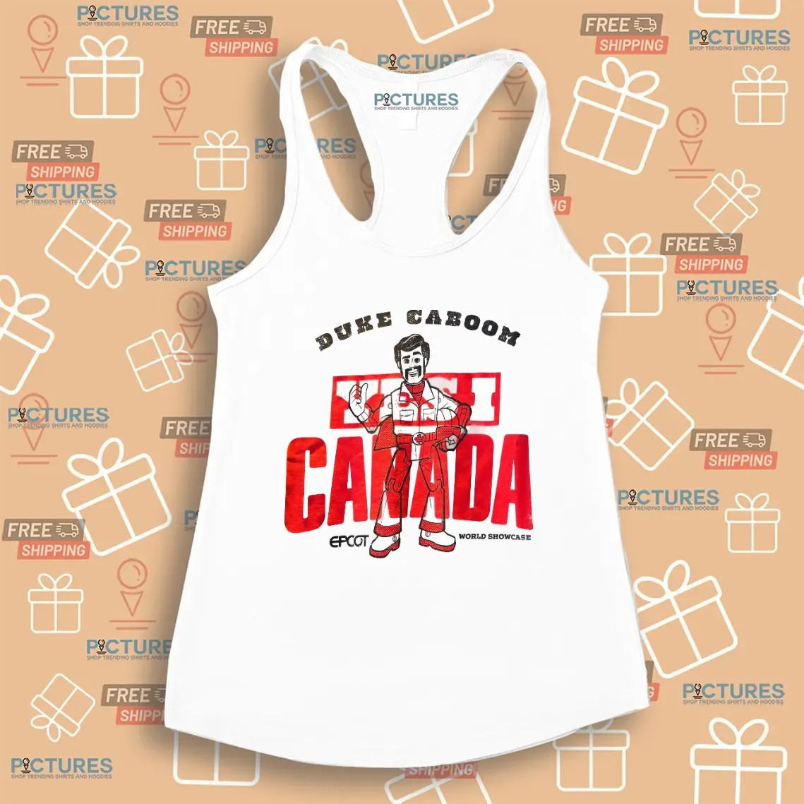 Duke Caboom Yes I Canada Epcot World Showcase T Shirt