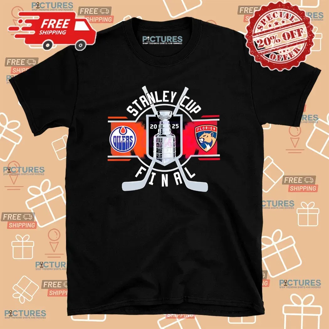 Edmonton Oilers Florida Panthers Stanley Cup Final 2025 Hockey T Shirt