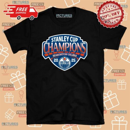 Edmonton Oilers Hockey 2025 Stanley Cup Champions T Shirt