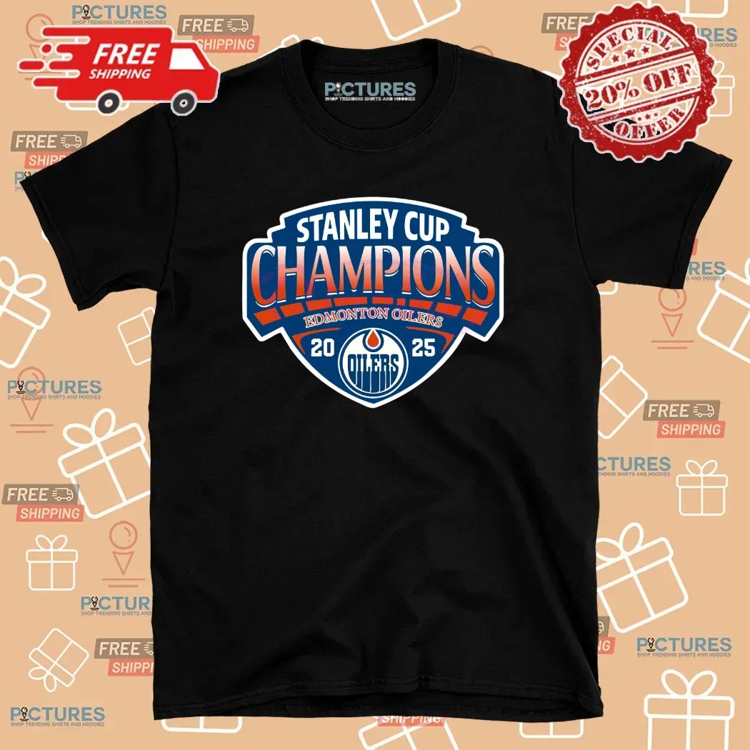 Edmonton Oilers Hockey 2025 Stanley Cup Champions T Shirt