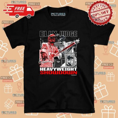 Elly Vs Aaron Judge Reds Vs Yankees MLB Heavyweight Showdown Graphic T Shirt