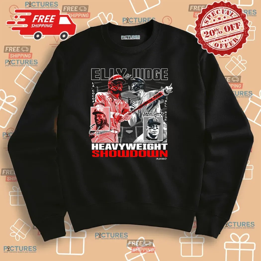Elly Vs Aaron Judge Reds Vs Yankees MLB Heavyweight Showdown Graphic T Shirt