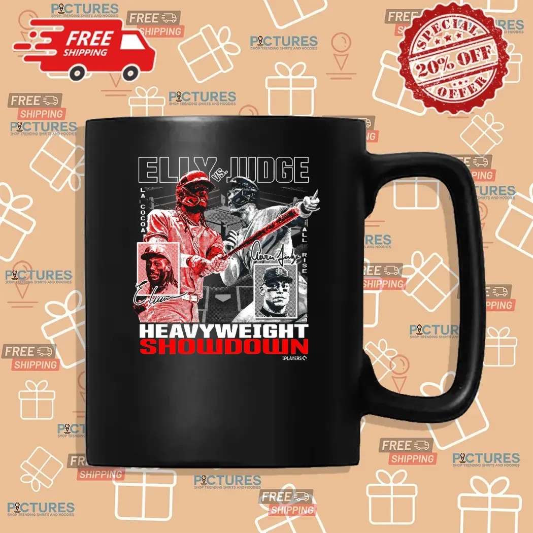 Elly Vs Aaron Judge Reds Vs Yankees MLB Heavyweight Showdown Graphic T Shirt
