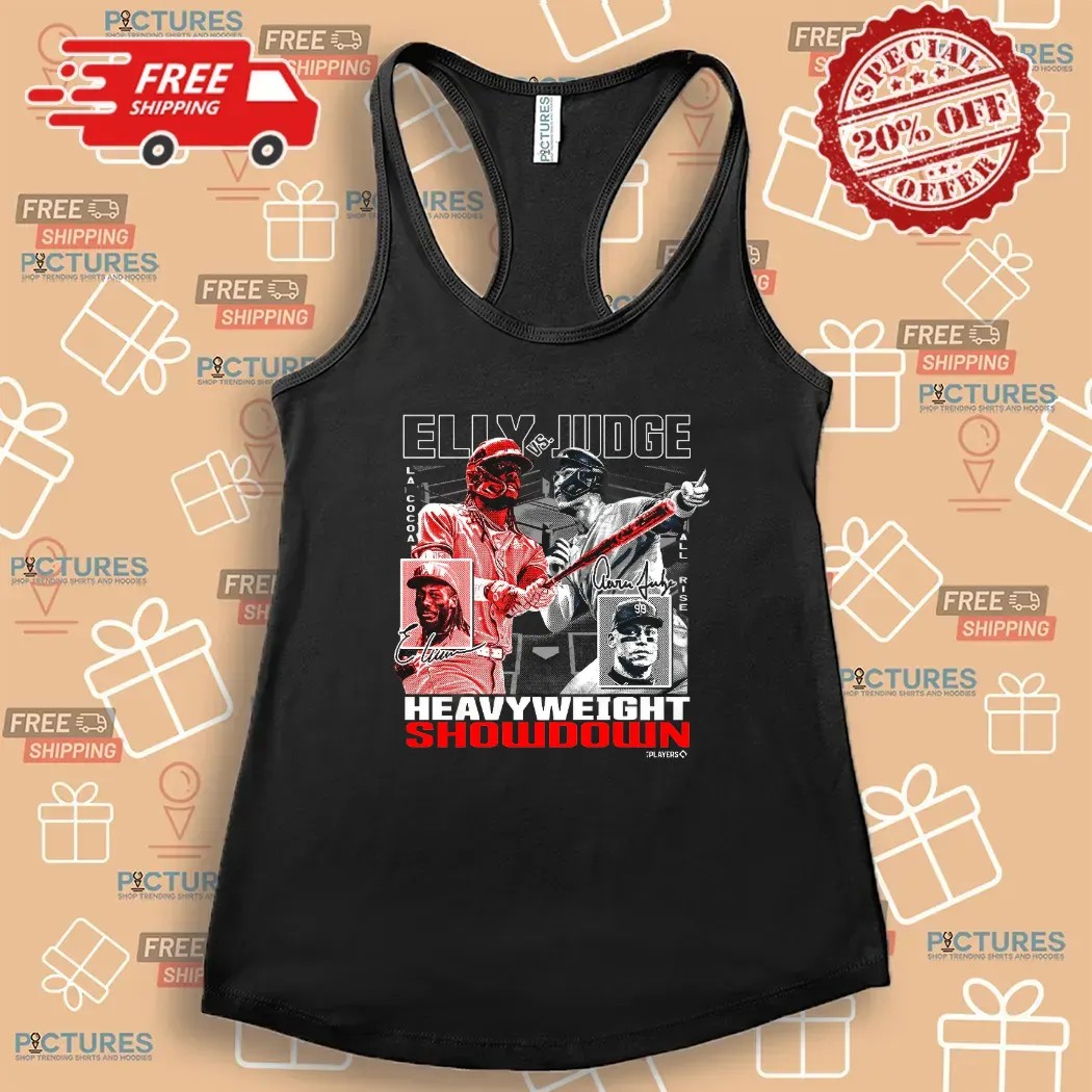 Elly Vs Aaron Judge Reds Vs Yankees MLB Heavyweight Showdown Graphic T Shirt