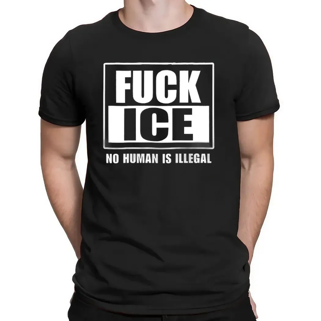 FUCK ICE No Human Is Illegal Defend Immigrant Rights T Shirt