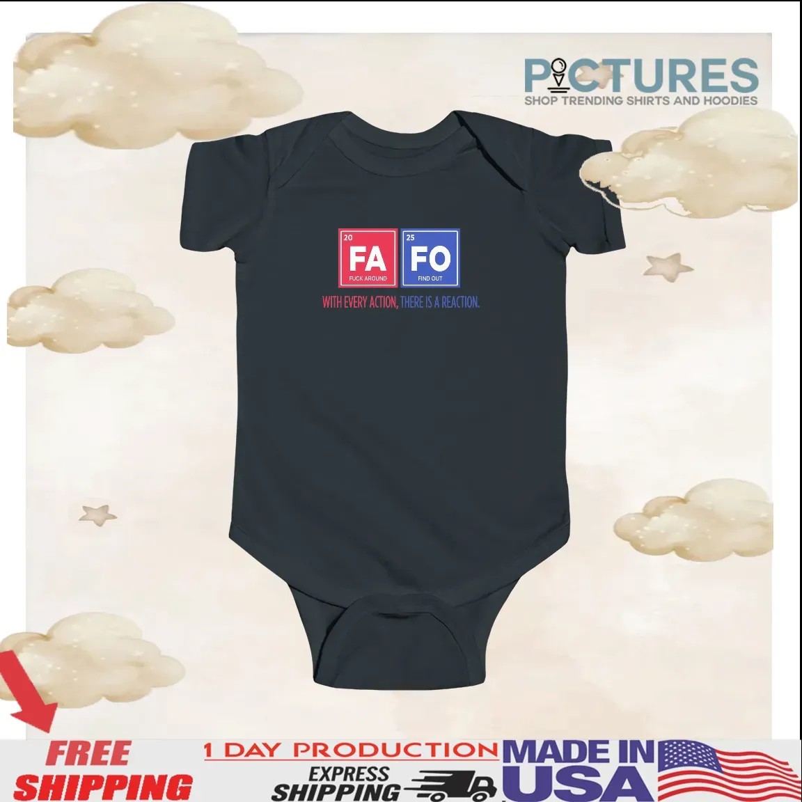 Fafo Fuck Around And Find Out With Every Action There Is A Reaction T Shirt