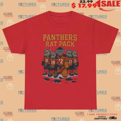 Florida Panther Rat Pack 2025 Stanley Cup Champs T Shirt
