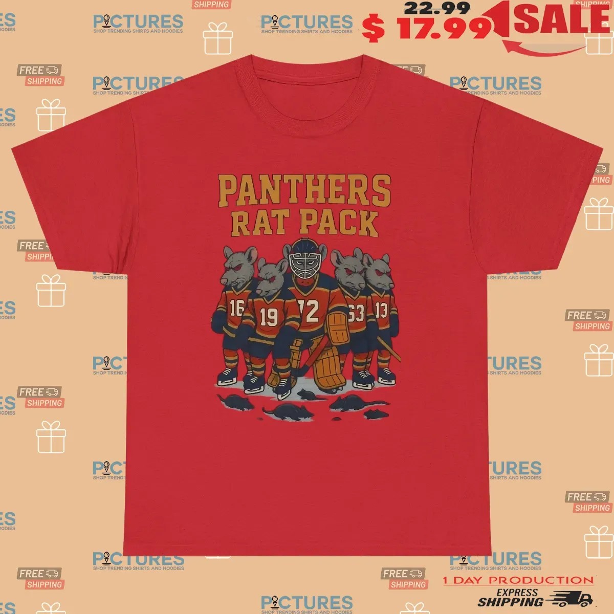 Florida Panther Rat Pack 2025 Stanley Cup Champs T Shirt