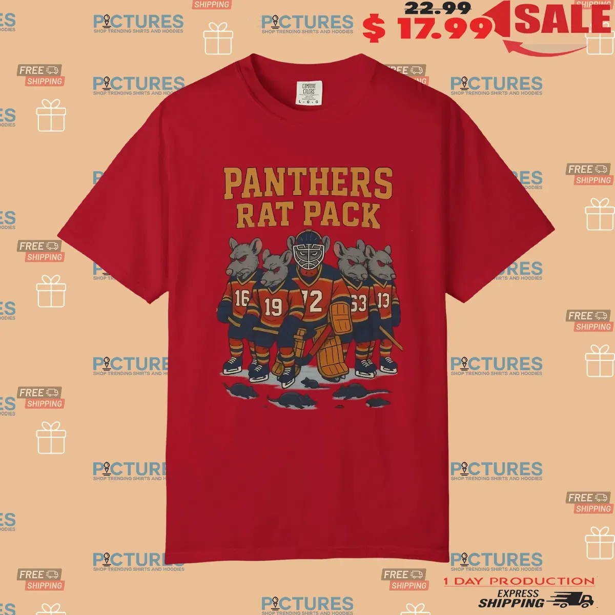Florida Panther Rat Pack 2025 Stanley Cup Champs T Shirt