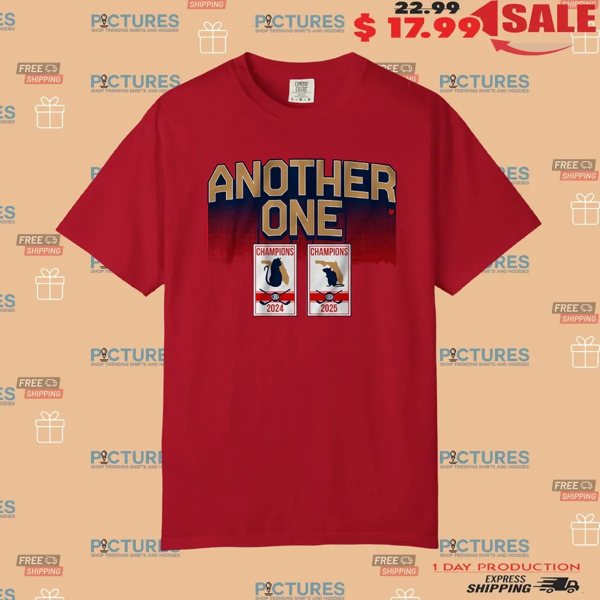 Florida Panthers Hockey Another One Stanley Cup Champions 2025 T Shirt Florida Panthers Hockey Another One Stanley Cup Champions 2025 T Shirt