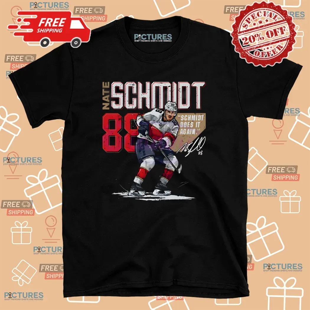 Florida Panthers Hockey Nate Schmidt Does It Again Signature T Shirt