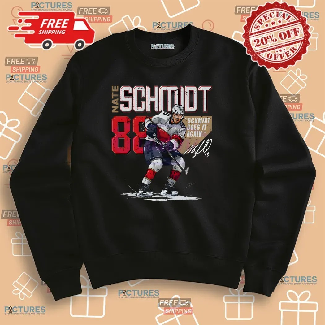 Florida Panthers Hockey Nate Schmidt Does It Again Signature T Shirt