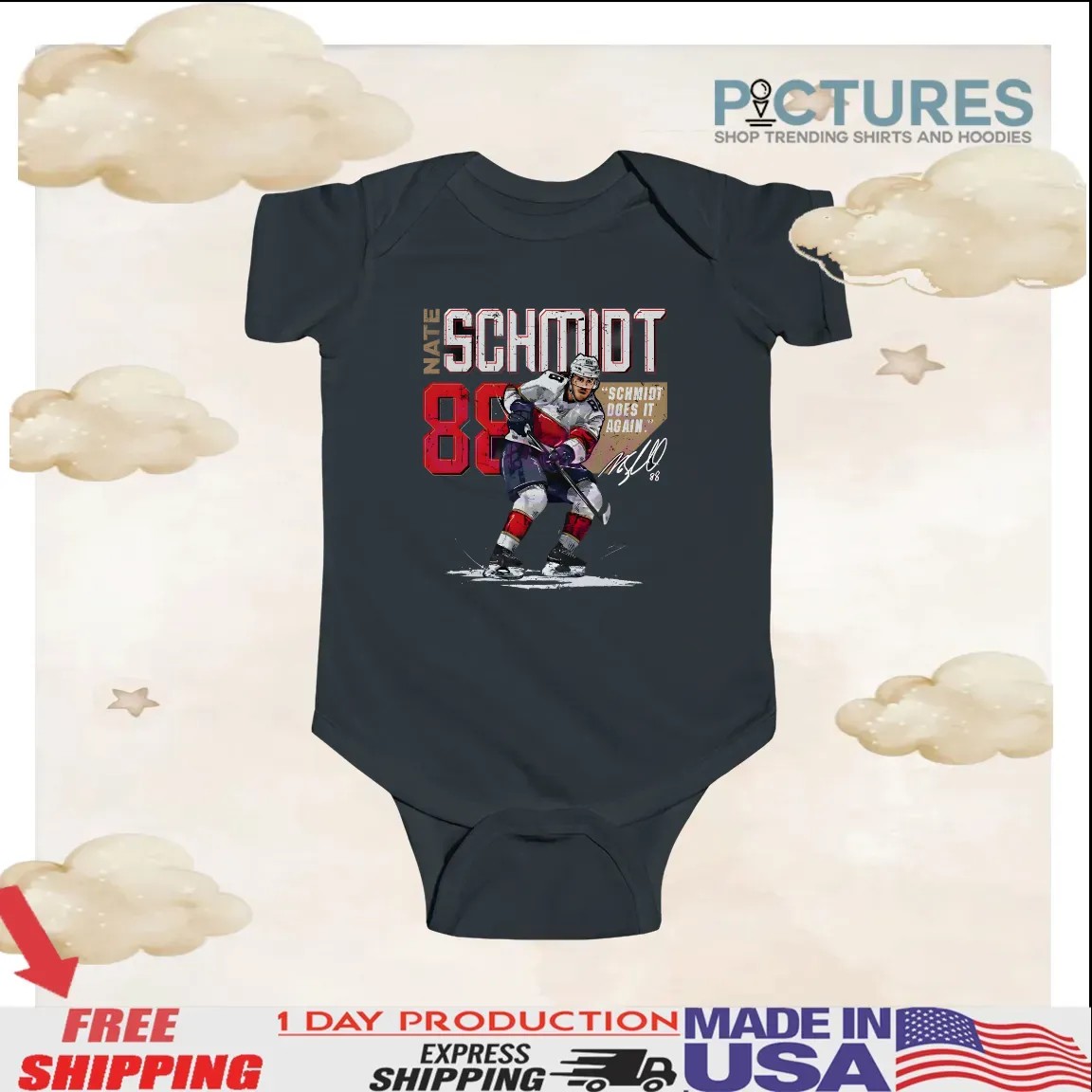 Florida Panthers Hockey Nate Schmidt Does It Again Signature T Shirt