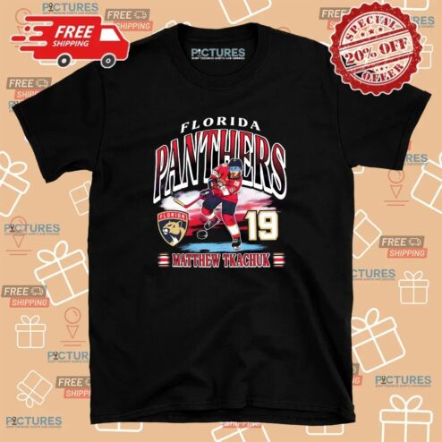 Florida Panthers Matthew Tkachuk Number 19 Hockey Player T Shirt
