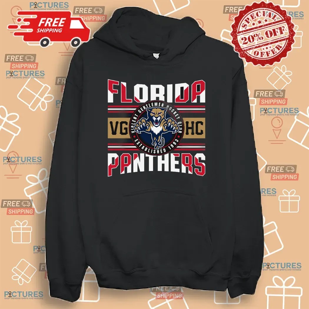 Florida Panthers Violent Gentlemen Hockey Club Estd 1993 Flag T Shirt Florida Panthers Violent Gentlemen Hockey Club Estd 1993 Flag T Shirt
