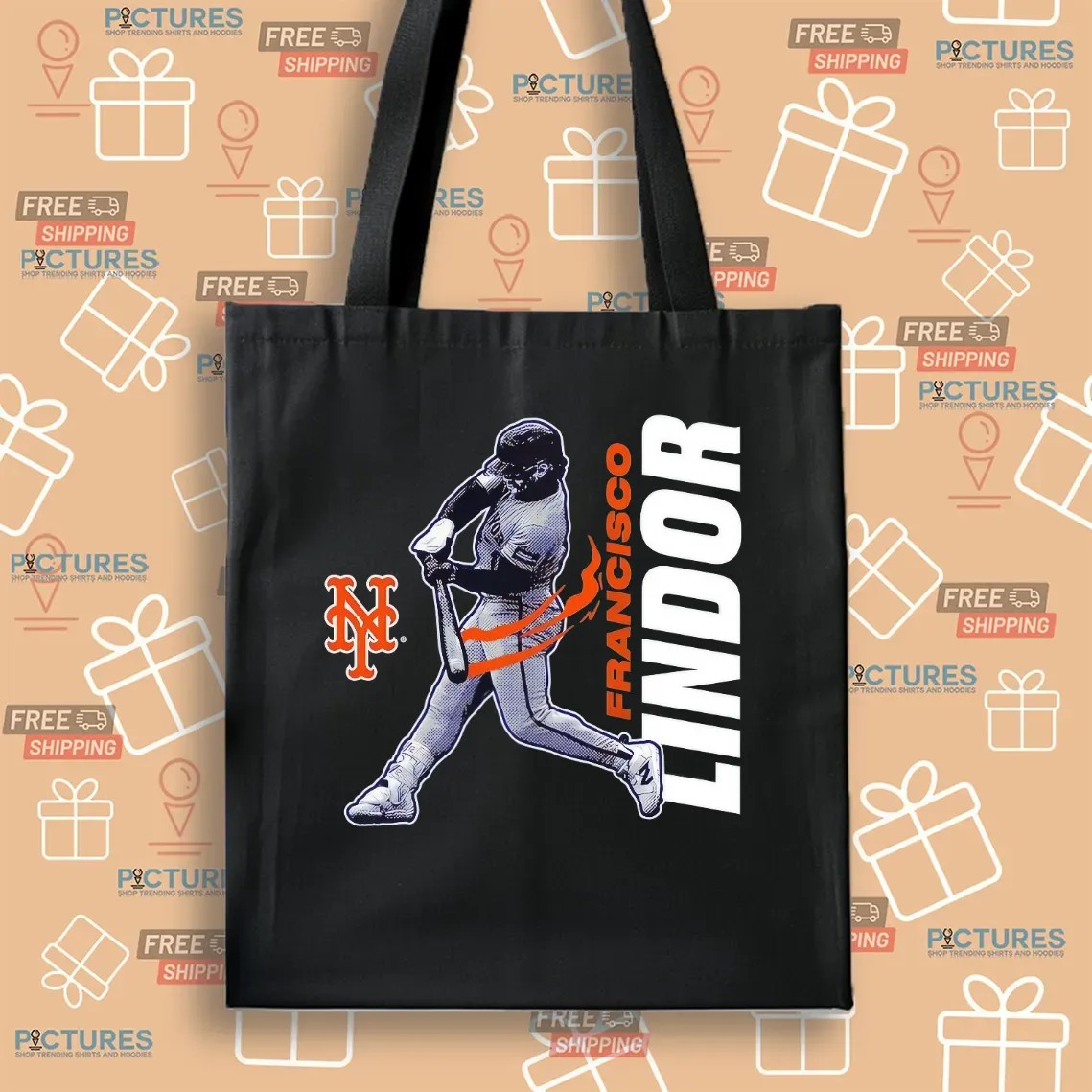 Francisco Lindor New York Mets Player Graphic T Shirt