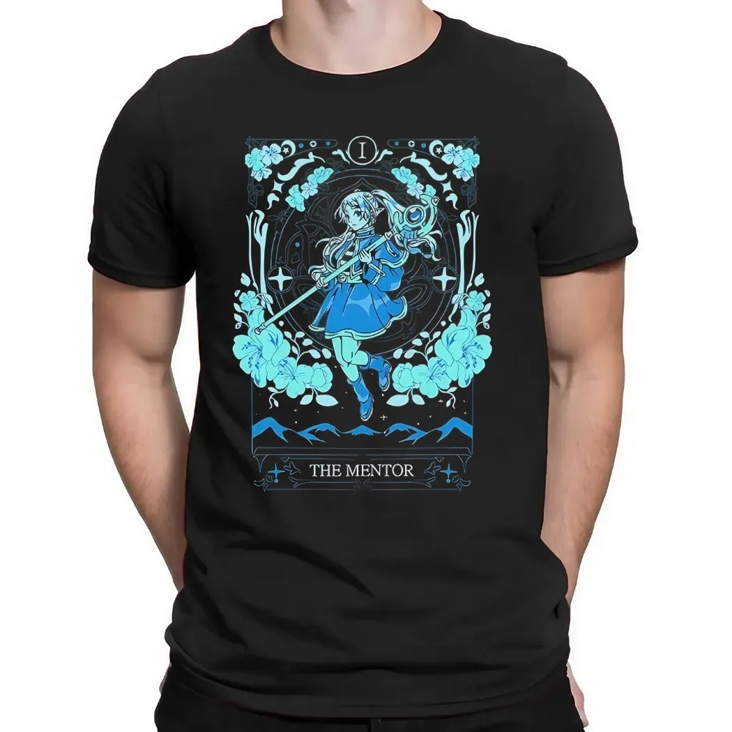 Frieren Frieren Beyond Journey’s End The Mentor Tarot Card T Shirt