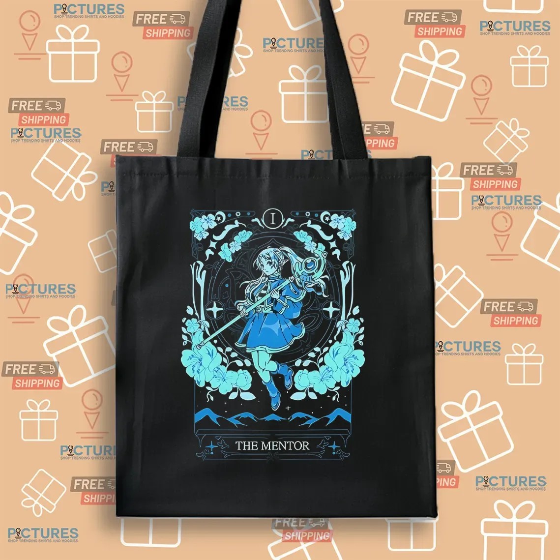 Frieren Frieren Beyond Journey’s End The Mentor Tarot Card T Shirt