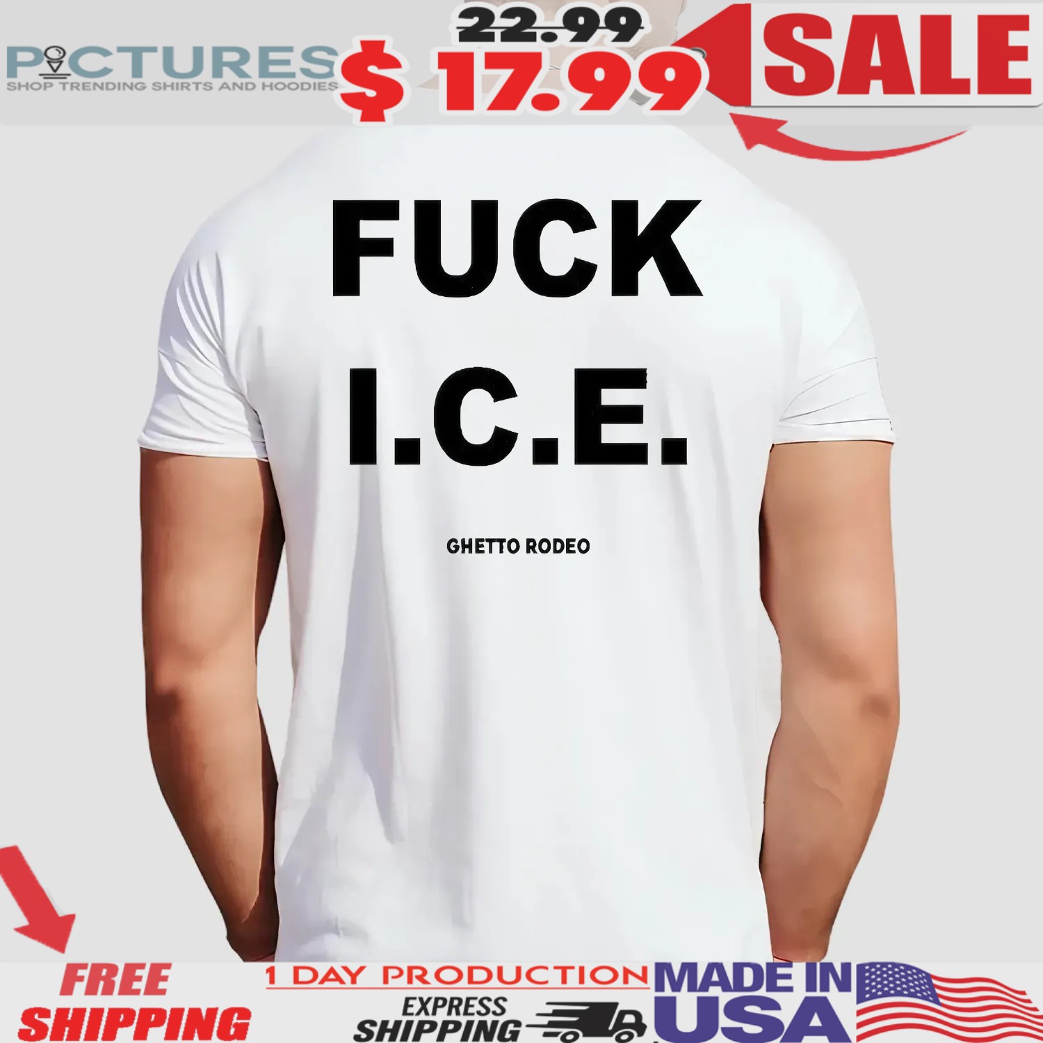 Fuck Ice Ghetto Rodeo Anti-ICE T Shirt