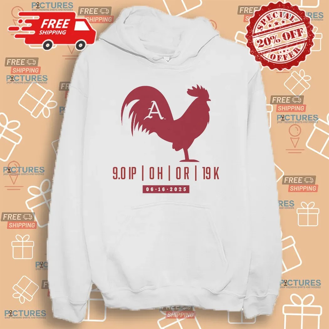 Gage Wood Arkansas Razorbacks Rooster No-hitter T Shirt Gage Wood Arkansas Razorbacks Rooster No-hitter T Shirt