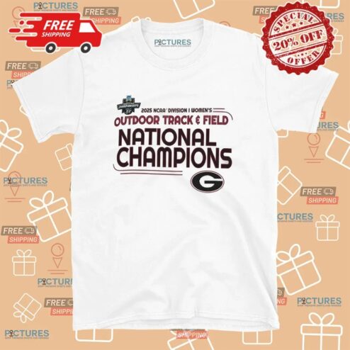 Georgia Bulldogs football 2025 NCAA Women’s Outdoor Track and Field National Champions T Shirt