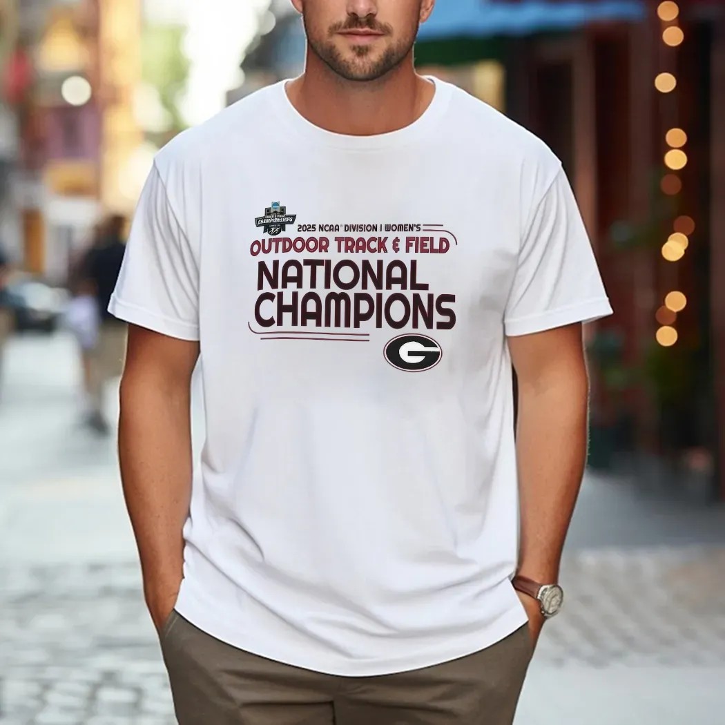 Georgia Bulldogs football 2025 NCAA Women’s Outdoor Track and Field National Champions T Shirt