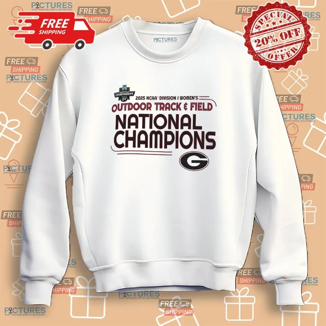 Georgia Bulldogs football 2025 NCAA Women’s Outdoor Track and Field National Champions T Shirt