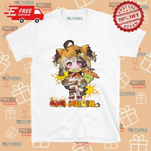 Gigi Murin Holo Justice Hololive Fan Name T Shirt