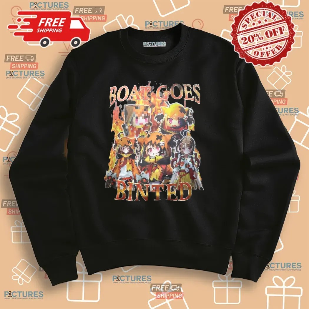 Gigi Murin Hololive Boat Goes Binted Vintage Bootleg T Shirt