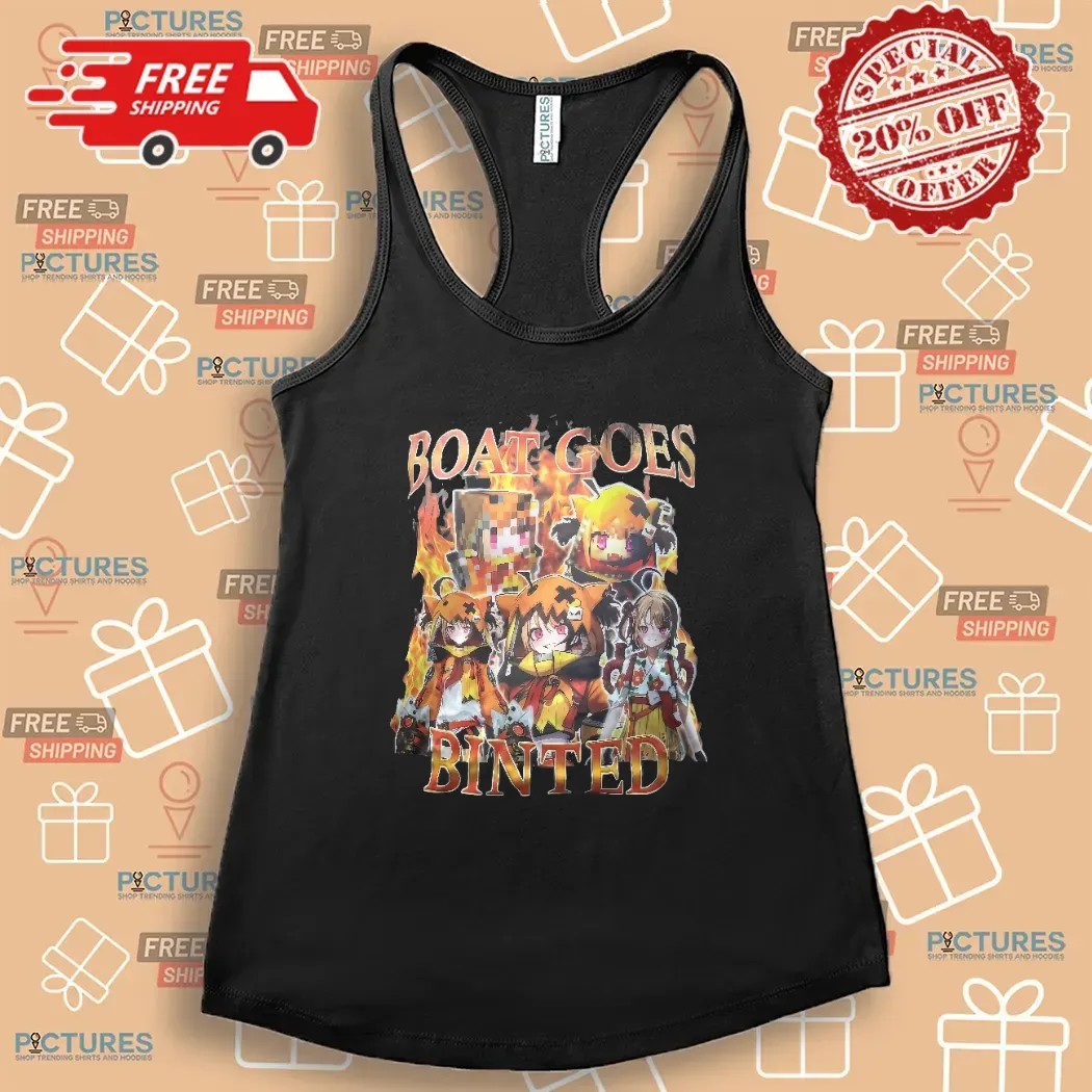 Gigi Murin Hololive Boat Goes Binted Vintage Bootleg T Shirt