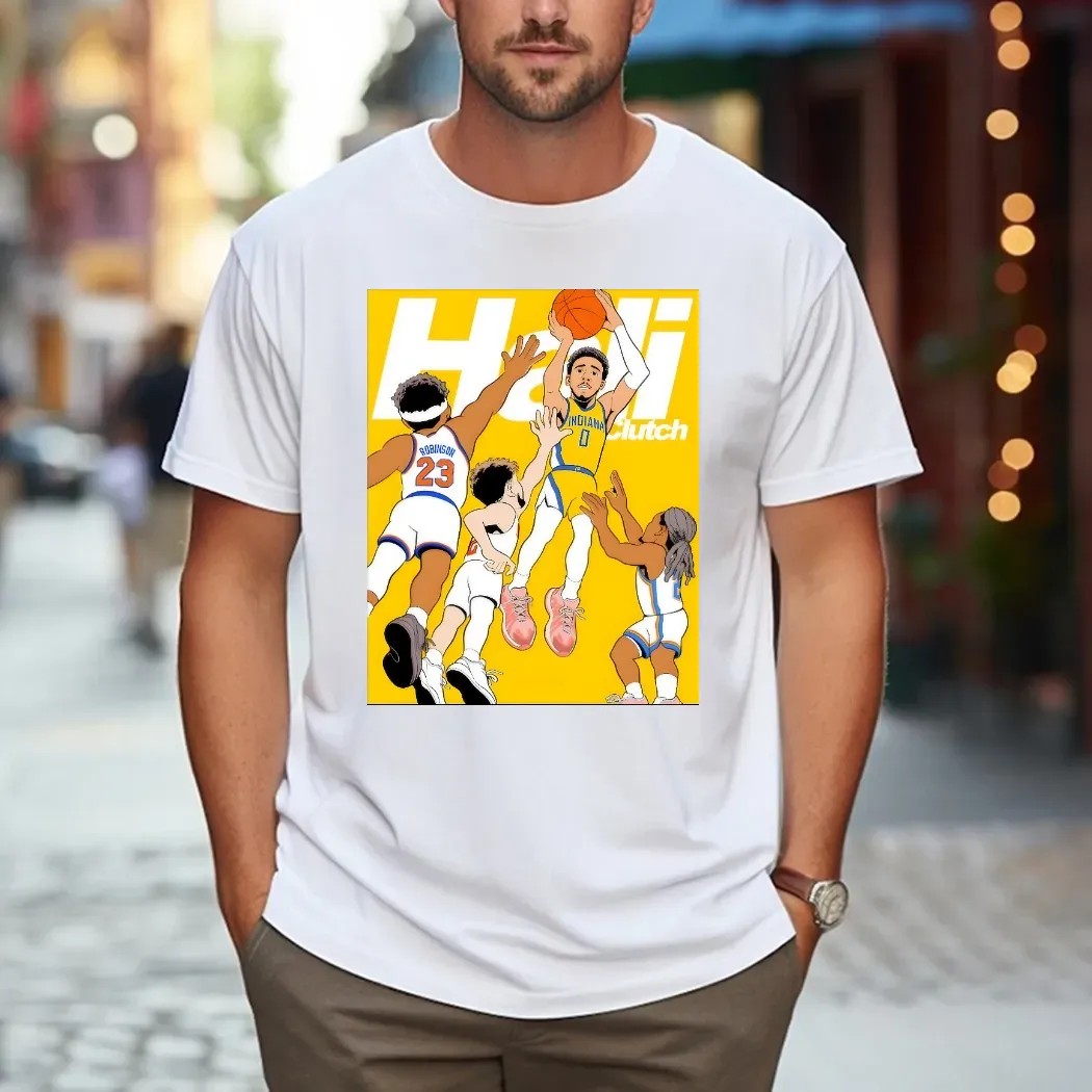 Hali Clutch Shot Tyrese Haliburton Indiana Pacers NBA Finals 2025 T Shirt