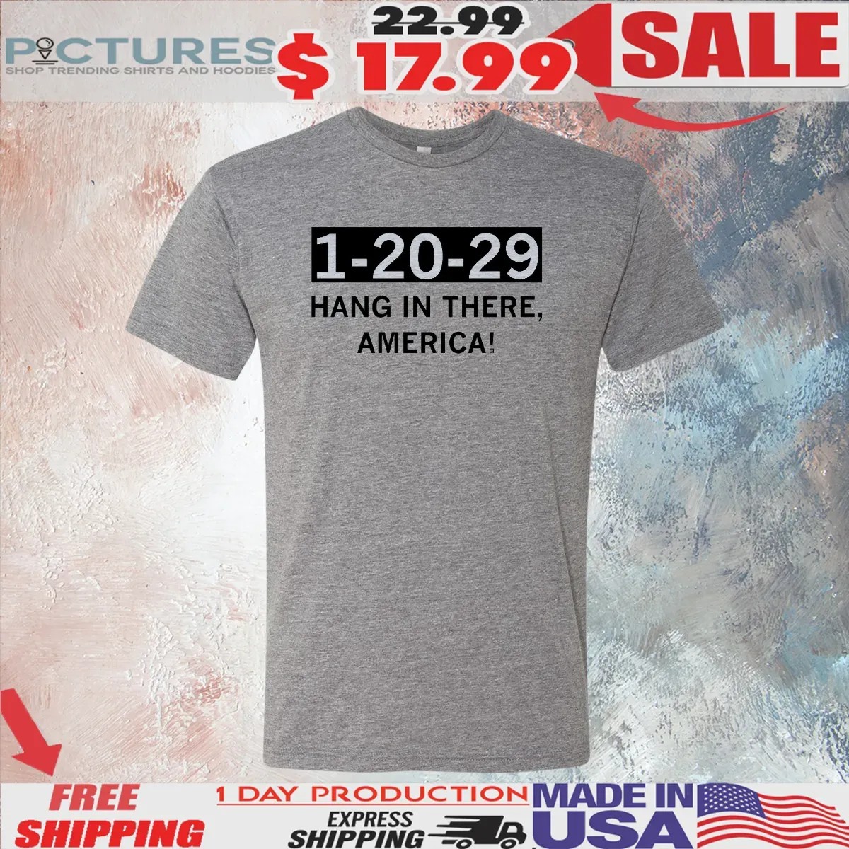 Hang In There America Inauguration Day 20 Jan 2029 T Shirt