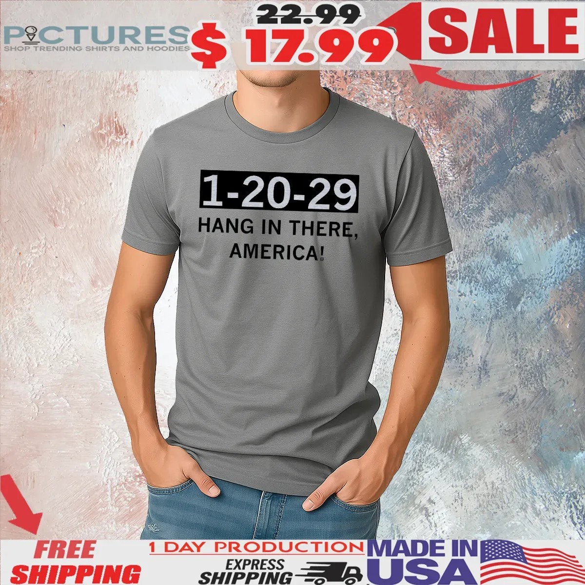Hang In There America Inauguration Day 20 Jan 2029 T Shirt