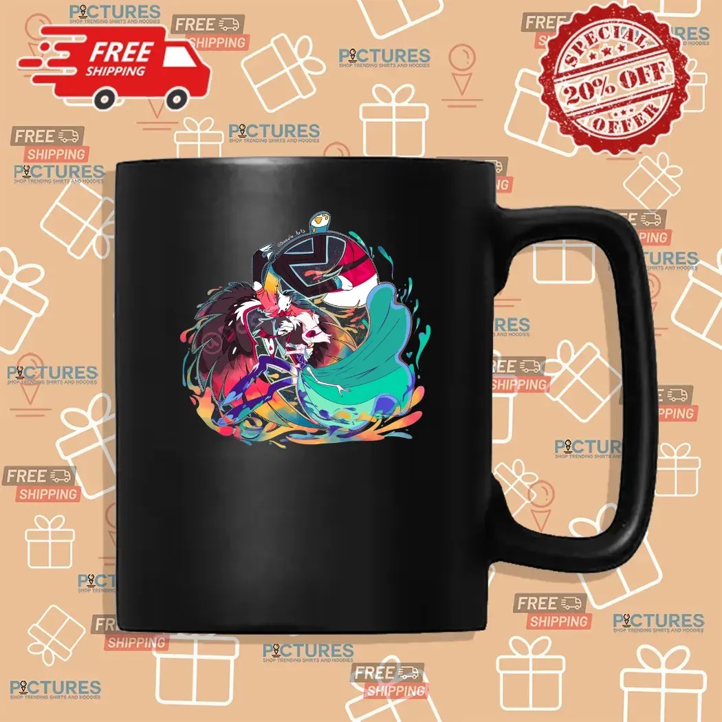 Hazbin Hotel Husk Angel Dust Happy Merry Pride Month T Shirt