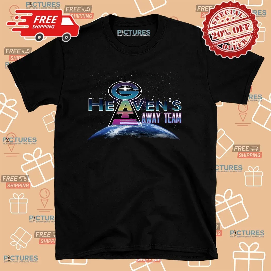 Heaven’s Gate Away Team Space Graphic T Shirt Heaven’s Gate Away Team Space Graphic T Shirt