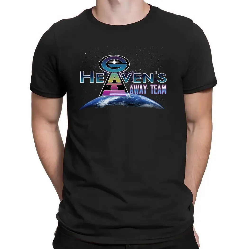 Heaven’s Gate Away Team Space Graphic T Shirt Heaven’s Gate Away Team Space Graphic T Shirt