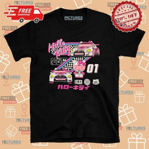 Hello Kitty Tokyo Speed Racer T Shirt