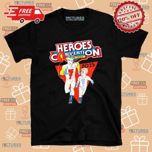 Heroes Convention 1982 2025 Comic T Shirt