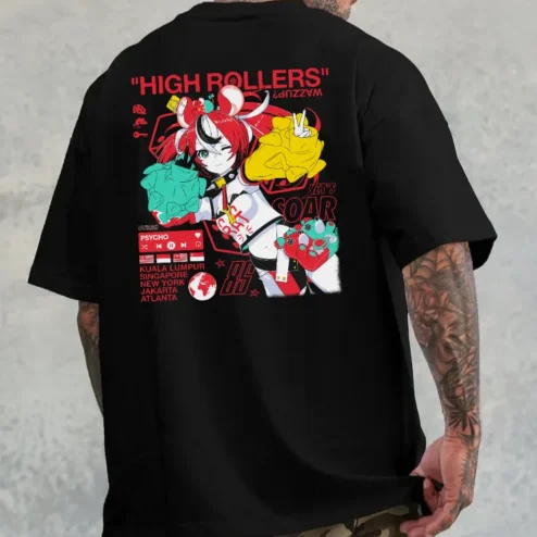 High Rollers Let’s Soar Psycho Hakos Baelz Hololive EN T Shirt